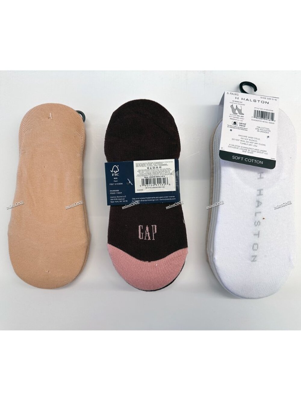 NEW Nordstrom+Gap+H Halston 13 Pair No Show Socks - Picture 3 of 3